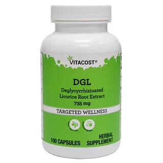 Vitacost, DGL, 735 mg, 100 Capsules