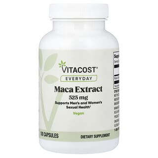 Vitacost, Everyday, Maca Extract, 525 mg, 100 Capsules