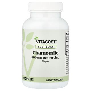 Vitacost, Everyday, Manzanilla, 120 cápsulas (400 mg por cápsula)