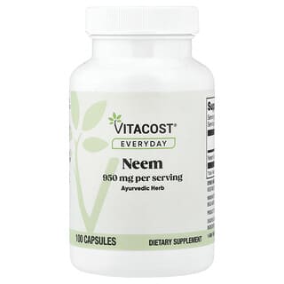 Vitacost, Neem, 100 Capsules (475 mg per Capsule)