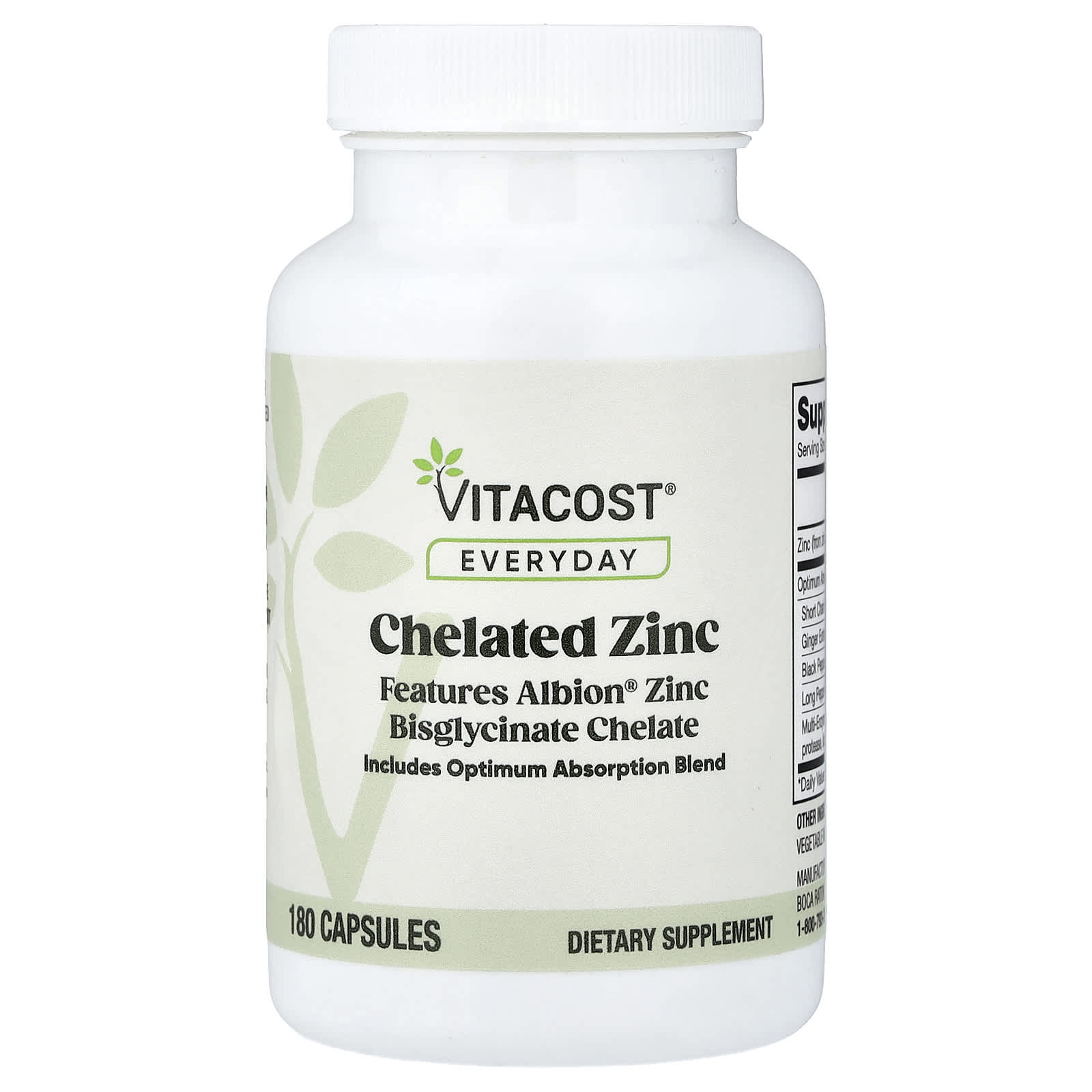 Everyday, Chelated Zinc Featuring Albion® Zinc Bisglycinate
