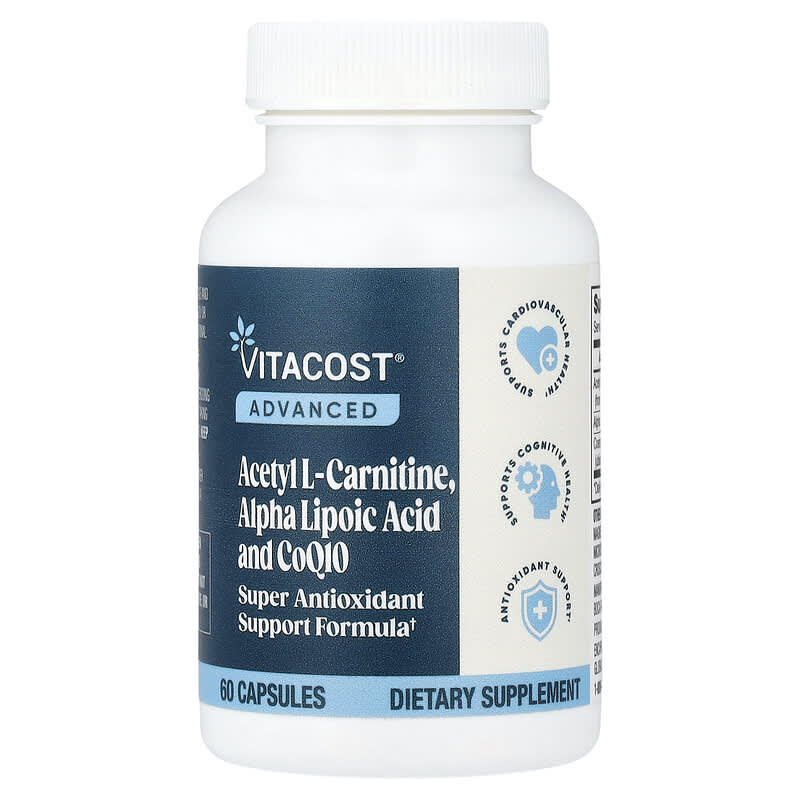 alpha lipoic acid with acetyl l carnitine GNC Acetyl-L-Carnitine alpha-Lipoic 500 mg / 200 mg Solaray Aceteyl L-Carnitine Alpha Lipoic