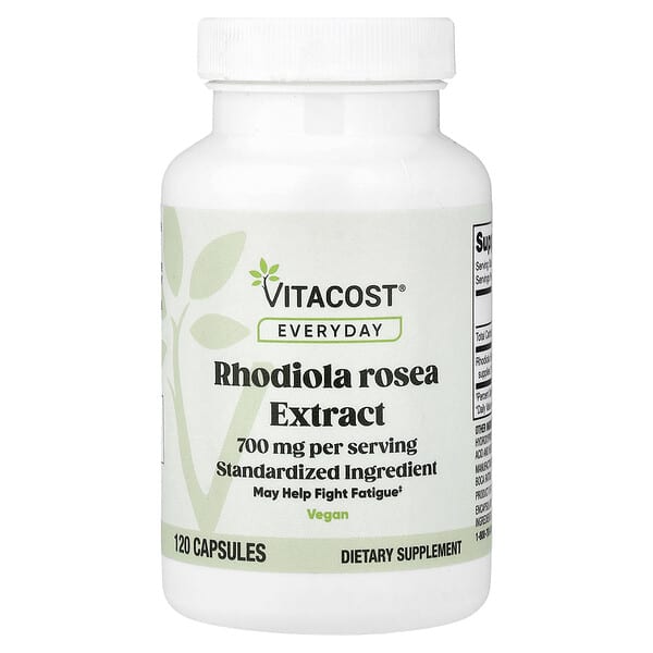 Vitacost, Everyday, Rhodiola Rosea Extract, 120 Capsules (350 mg per Capsule) — product photo 1