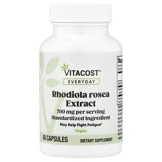 Vitacost, Everyday, Rhodiola Rosea Extract, 60 Capsules (350 mg per Capsule)