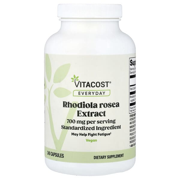 Vitacost, Everyday, Rhodiola Rosea Extract, 240 Capsules (350 mg per Capsule) — product photo 1