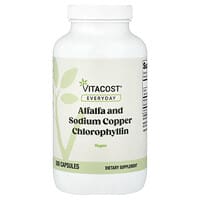 Vitacost, Everyday, Alfalfa and Sodium Copper Chlorophyllin, 300 Capsules