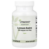 Vitacost, Everyday, Lemon Balm, 120 Capsules (395 mg per Capsule)