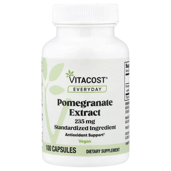 Vitacost, Everyday, Pomegranate Extract, 235 mg, 100 Capsules — product photo 1
