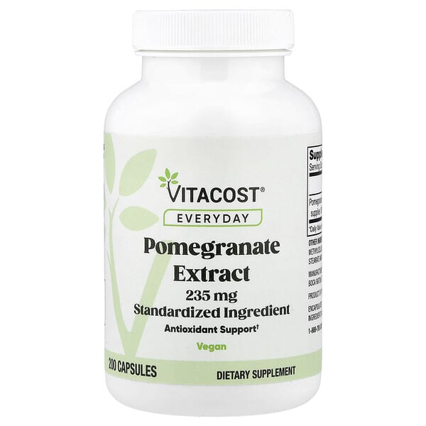 Vitacost, Everyday, Pomegranate Extract, 235 mg, 200 Capsules — product photo 1