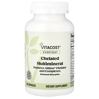 Vitacost, multiminerale chelatate, 120 de capsule