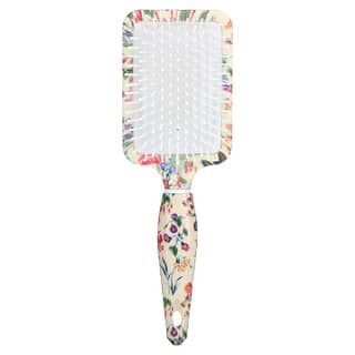 The Vintage Cosmetic Co., Rectangular Paddle Brush, Fabulously Floral, 1 Count