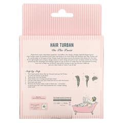 The Vintage Cosmetics Co., Haar-Turban, Leopard, 1 Stück
