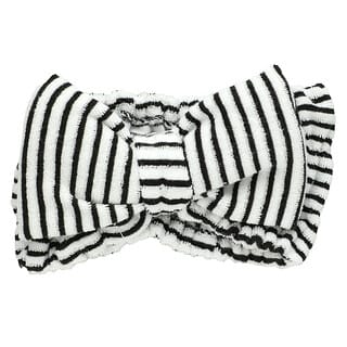 The Vintage Cosmetic Co., Ava Make-Up Headband, Black/White, 1 Count