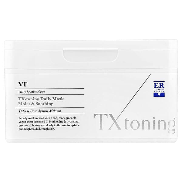 VT Cosmetics, TX-Toning 日常美容面膜，30 片，320 克