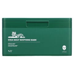 VT COSMETICS CICA DAILY SOOTHING MASK 6個 Cica Daily Soothing Beauty Mask, 30 Sheets, 350 g