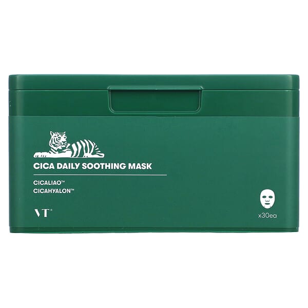 VT Cosmetics, 積雪草每日舒緩美容面膜，30 片，350 克