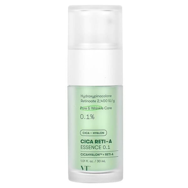 VT Cosmetics, 시카 레티A 에센스 0.1, 30ml(1.01fl oz)