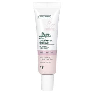 VT Cosmetics, Cica UV Tone Up Base, SPF 50+ PA++++, Lavender, 1.01 fl oz (30 ml)