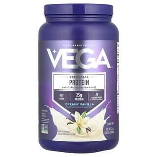 Vega, Plant-Based Protein, Creamy Vanilla, 32.5 oz (920 g)