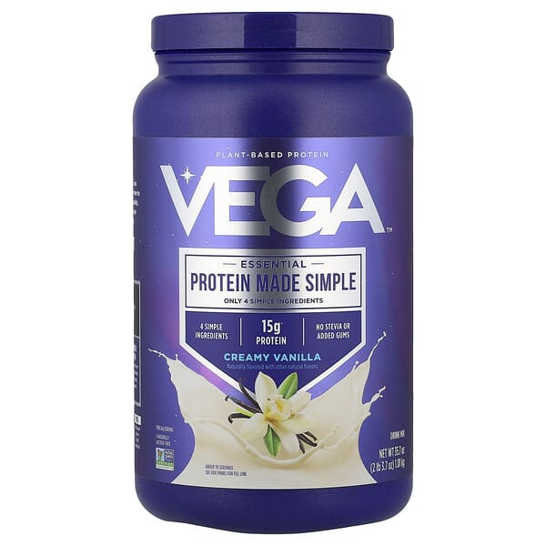 Essential, Protein Made Simple, Creamy Vanilla, 2 lbs 3.7 oz (1.01 kg)