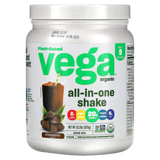 Vega, One, All-in-One-Shake, Schokolade, 375 g (13,2 oz.)