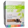 Vega One, All-in-One Nutritional Shake, Chocolate, 10 Packets, 1.6 oz (46 g) Each