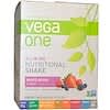 Vega One, питательный коктейль "все-в-одном", аромат ягодного ассорти, 10 пакетиков по 1,5 унций (42 г)