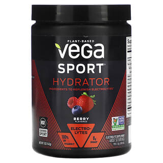 Vega, Sport, nawilżacz roślinny, jagodowy, 142 g