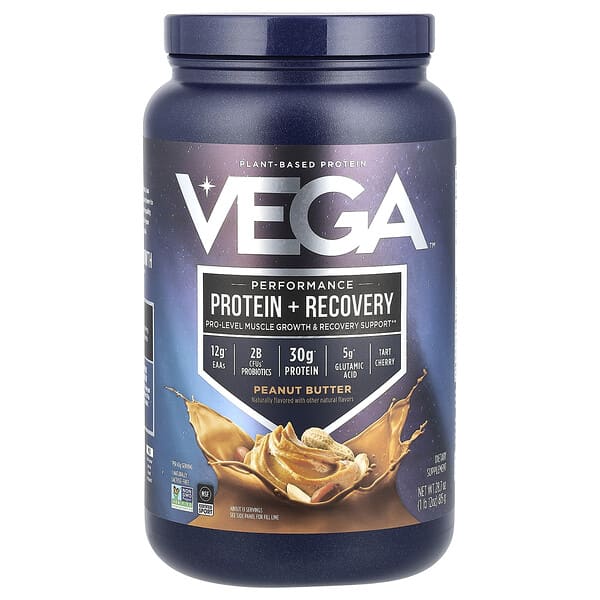 Performance, Protein + Recovery, Peanut Butter, 1 lb 12 oz (815 g)