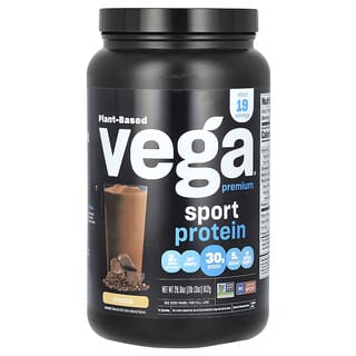 Vega, Sport, Plant-Based Premium Protein, Mocha, 1 lb 13 oz (812 g)