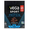 Vega, Sport, Proteína prémium de origen vegetal, Chocolate, 12 paquetes, 44 g (1,6 oz) cada uno