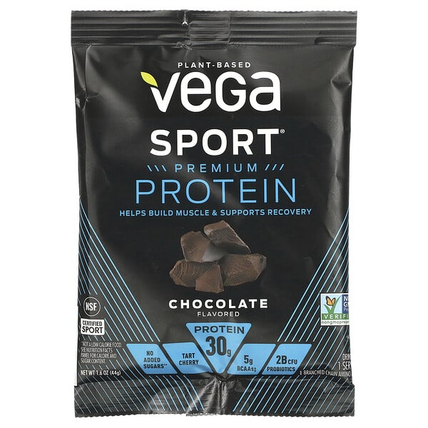 Vega, Sport, Premium Protein, Chocolate, 1.6 oz (44 g)