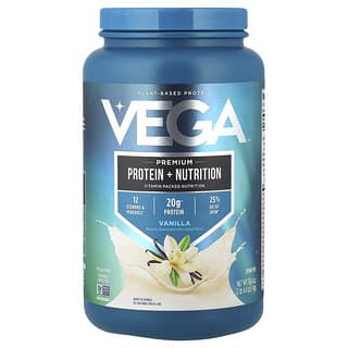 Vega, Растительный коктейль Essentials, ваниль, 1 кг (2 фунта 4,4 унции)