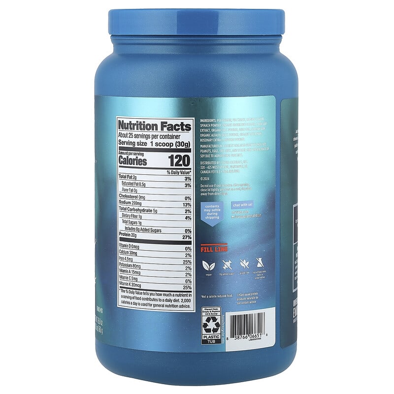 Premium, Protein + Supergreens™, Creamy Vanilla, 1 lb 10.8 oz (760 g)