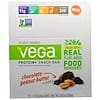 Plant-Based Protein and Snack Bar, Chocolate Peanut Butter, 12 Bars, 1.7 oz (49 g) Each