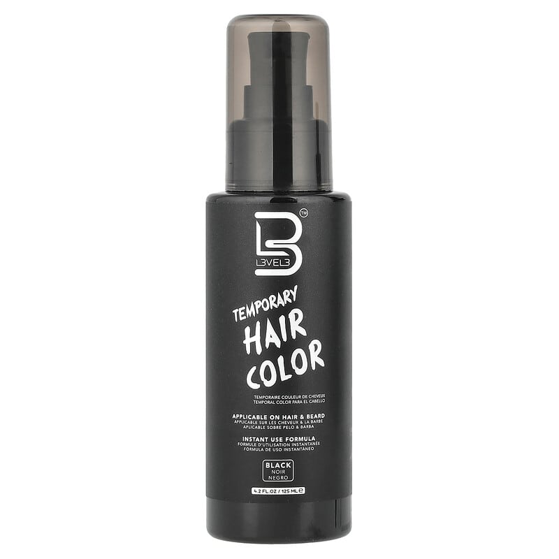 テンポラリーヘアカラー、ブラック、125ml（4.2液量オンス）