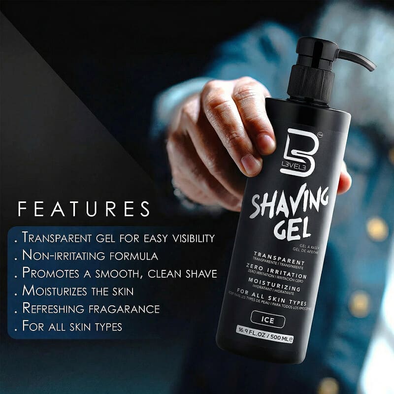 Shaving Gel, Ice, 16.9 fl oz (500 ml)