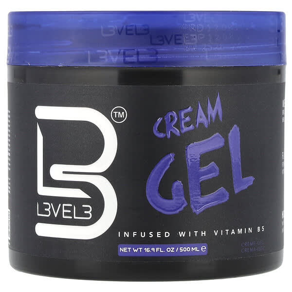 Level 3, 크림 젤, 비타민B5 함유, 500ml(16.9fl oz)
