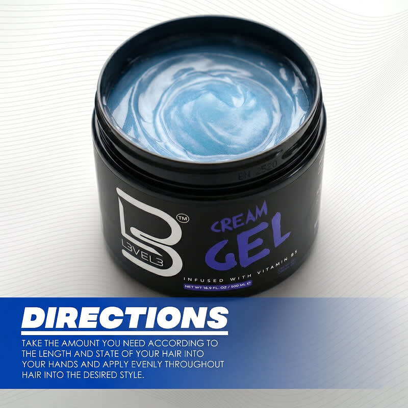 Cream Gel, Infused with Vitamin B5, 16.9 fl oz (500 ml)