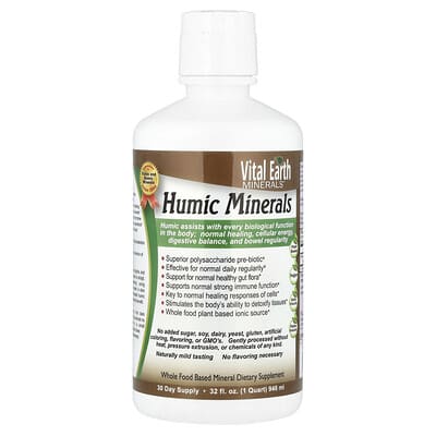 Vital Earth Minerals, Humic Minerals, 32 oz (946 ml)