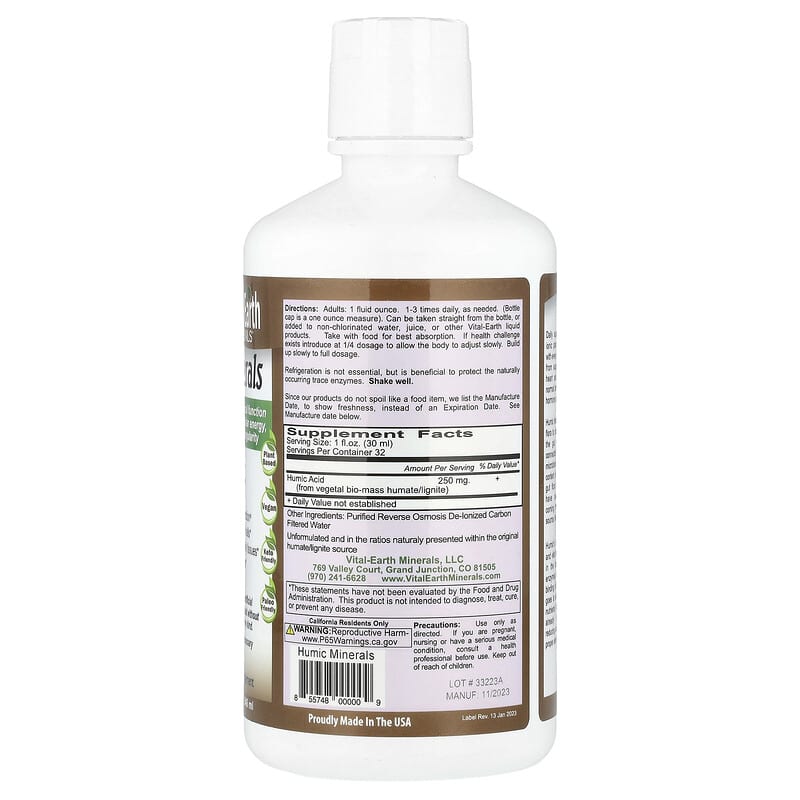 フミックミネラル、946ml（32fl oz）