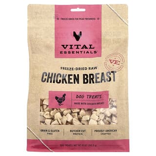 Vital Essentials, Freeze-Dried Raw Dog Treats, Chicken Breast, 10 oz (283.5 g)