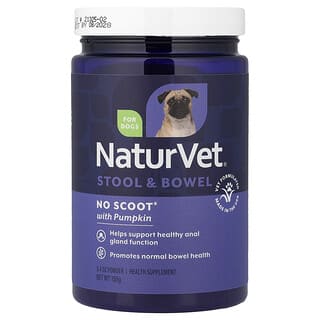 NaturVet, No Scoot®, Con calabaza, heces e intestinos, Para perros, 155 g (5,4 oz)
