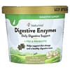 Digestive Enzymes, Refuerzo digestivo diario más prebióticos y probióticos, Para gatos, 60 comprimidos masticables blandos 90 g (3,1 oz)