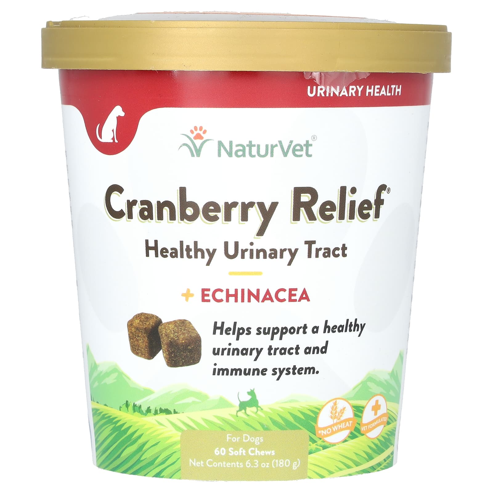Cranberry Relief, Healthy Urinary Tract + Echinacea, For Dogs, 60