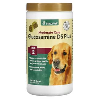 NaturVet, Glucosamine DS Plus™ 2 級溫和護理軟糖，240 粒裝，1 磅 4 盎司（576 克）