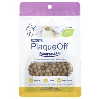 NaturVet, ProDen PlaqueOff®（プロデン プラークオフ）スプーン、猫用、サーモン、157.5g（5.5オンス）