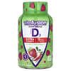 Vitamina D3 con concentración extra, Refuerzo para los huesos y el sistema inmunitario, Sabor natural a fresa, 3000 UI, 120 gomitas (1500 UI por gomita)