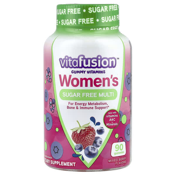 VitaFusion, 女性無糖多營養素，什錦漿果味，90 粒