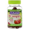 Complejo B de vitaminas para adultos, sabor a frutilla natural, 70 gomitas